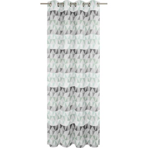 Vorhang WIRTH Berlare Gardinen Gr. 245 cm, Ösen, 132 cm, grün (mint) Ösen nach Maß