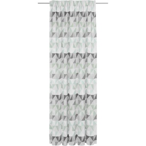 Vorhang WIRTH Berlare Gardinen Gr. 255 cm, Multifunktionsband, 132 cm, grün (mint) Schlafzimmergardinen nach Maß