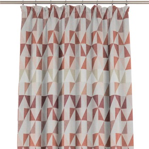 Vorhang WIRTH Berlare Gardinen Gr. 315 cm, Kräuselband, 132 cm, orange (terra) Kräuselband nach Maß