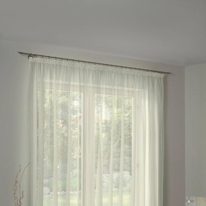 Vorhang WIRTH Bettina Gardinen Gr. 145 cm, Faltenband, 750 cm, beige (champagner) Schlafzimmergardinen