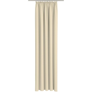 Vorhang WIRTH Dim out Gardinen Gr. 225 cm, Kräuselband, 285 cm, beige Kräuselband