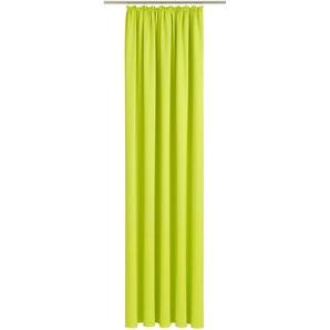 Vorhang WIRTH Dim out Gardinen Gr. 245 cm, Kräuselband, 285 cm, grün (limone) Kräuselband
