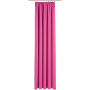Vorhang WIRTH Dim out Gardinen Gr. 245 cm, Kräuselband, 285 cm, pink Kräuselband