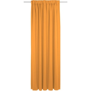Vorhang WIRTH Dim out Gardinen Gr. 185 cm, Multifunktionsband, 142 cm, orange Schlafzimmergardinen nach Maß