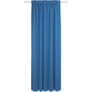 Vorhang WIRTH Dim out Gardinen Gr. 215 cm, Multifunktionsband, 142 cm, blau Schlafzimmergardinen
