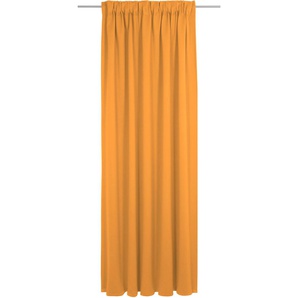 Vorhang WIRTH Dim out Gardinen Gr. 225 cm, Multifunktionsband, 142 cm, orange Schlafzimmergardinen