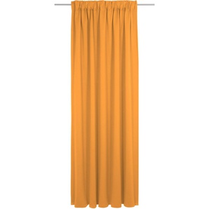 Vorhang WIRTH Dim out Gardinen Gr. 225 cm, Multifunktionsband, 142 cm, orange Schlafzimmergardinen nach Maß