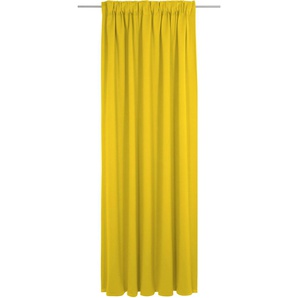 Vorhang WIRTH Dim out Gardinen Gr. 235 cm, Multifunktionsband, 142 cm, gelb Schlafzimmergardinen