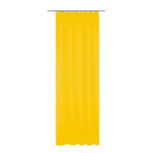 Vorhang WIRTH Dim out Gardinen Gr. 295 cm, Kräuselband, 142 cm, gelb Kräuselband nach Maß