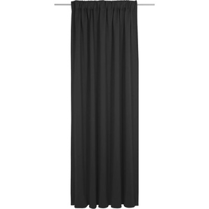 Vorhang WIRTH Dim out Gardinen Gr. 325 cm, Multifunktionsband, 142 cm, schwarz Schlafzimmergardinen nach Maß