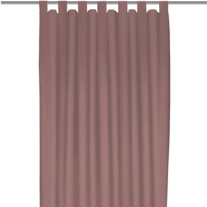 Vorhang WIRTH Dim out Gardinen Gr. 325 cm, Schlaufen, 142 cm, lila (flieder) Schlaufen nach Maß