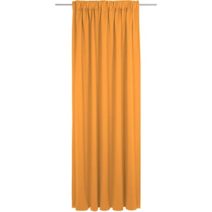 Vorhang WIRTH Dim out Gardinen Gr. 385 cm, Multifunktionsband, 142 cm, orange Schlafzimmergardinen nach Maß