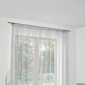 Vorhang WIRTH Gardinen Gr. 145 cm, Faltenband, 750 cm, weiß Schlafzimmergardinen