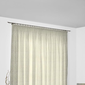 Vorhang WIRTH Gospic Gardinen Gr. 145 cm, Kräuselband, 132 cm, grau Kräuselband