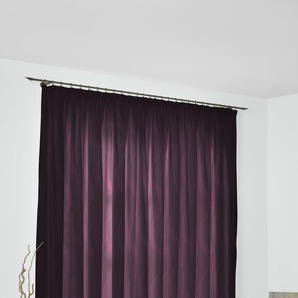 Vorhang WIRTH Lupara Gardinen Gr. 255 cm, Multifunktionsband, 132 cm, lila Esszimmergardinen