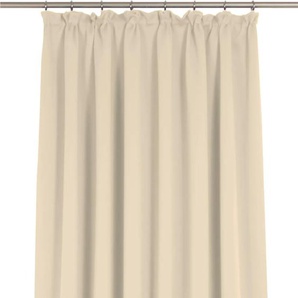 Vorhang WIRTH Newbury Gardinen Gr. 125 cm, Kräuselband, 65 cm, beige Kräuselband Gardine