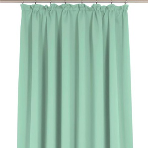 Vorhang WIRTH Newbury Gardinen Gr. 255 cm, Kräuselband, 130 cm, grün (mint) Kräuselband nach Maß