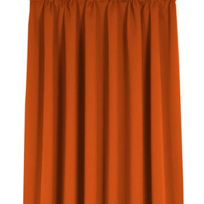 Vorhang WIRTH Newbury Gardinen Gr. 265 cm, Kräuselband, 130 cm, orange (terra) Kräuselband nach Maß