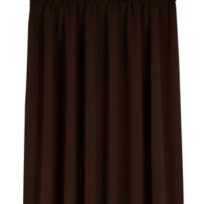 Vorhang WIRTH Newbury Gardinen Gr. 315 cm, Kräuselband, 130 cm, braun Kräuselband nach Maß