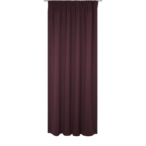 Vorhang WIRTH Newbury Gardinen Gr. 385 cm, Multifunktionsband, 130 cm, lila (aubergine) Schlafzimmergardinen nach Maß