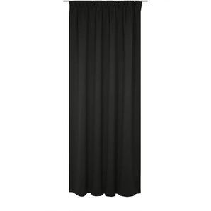 Vorhang WIRTH Newbury Gardinen Gr. 405 cm, Multifunktionsband, 130 cm, schwarz Schlafzimmergardinen nach Maß