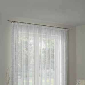 Vorhang WIRTH Patricia Gardinen Gr. 245 cm, Faltenband, 600 cm, weiß Schlafzimmergardinen Store
