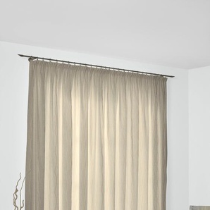 Vorhang WIRTH Sepino Gardinen Gr. 255 cm, Multifunktionsband, 132 cm, beige Esszimmergardinen
