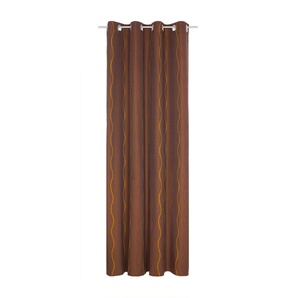 Vorhang WIRTH Sepino Gardinen Gr. 255 cm, Ösen, 132 cm, orange Ösen Gardine