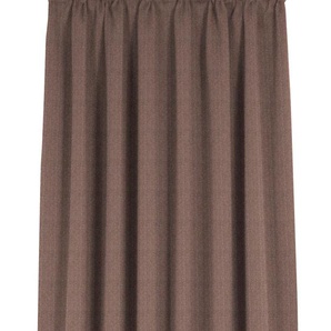 Vorhang WIRTH Torbole Gardinen Gr. 165 cm, Kräuselband, 132 cm, orange (terra) Kräuselband nach Maß
