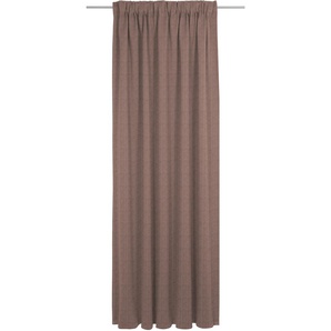 Vorhang WIRTH Torbole Gardinen Gr. 265 cm, Multifunktionsband, 132 cm, orange (terra) Schlafzimmergardinen nach Maß