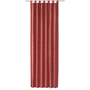 Vorhang WIRTH Tromsö Gardinen Gr. 245 cm, Schlaufen, 270 cm, rosa (altrosa) Schlaufen Gardine