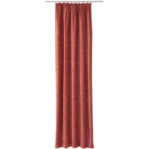 Vorhang WIRTH Tromsö Gardinen Gr. 255 cm, Kräuselband, 132 cm, rosa (altrosa) Kräuselband Gardine