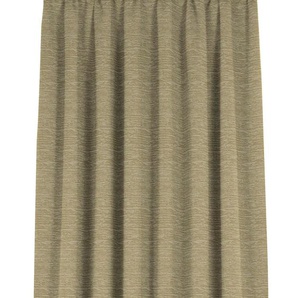 Vorhang WIRTH Trondheim B Gardinen Gr. 145 cm, Kräuselband, 132 cm, gelb (ocker) Kräuselband nach Maß