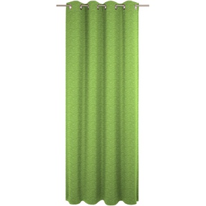 Vorhang WIRTH Trondheim B Gardinen Gr. 175 cm, Ösen, 132 cm, grün (apfelgrün) Ösen nach Maß