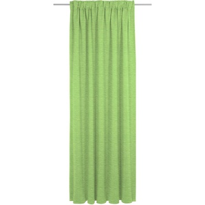 Vorhang WIRTH Trondheim B Gardinen Gr. 195 cm, Multifunktionsband, 132 cm, grün (apfelgrün) Schlafzimmergardinen nach Maß