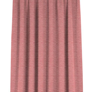 Vorhang WIRTH Trondheim B Gardinen Gr. 205 cm, Kräuselband, 132 cm, rosa Kräuselband