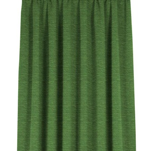 Vorhang WIRTH Trondheim B Gardinen Gr. 265 cm, Kräuselband, 132 cm, grün (dunkelgrün) Kräuselband nach Maß