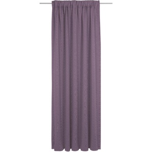 Vorhang WIRTH Uni Collection Gardinen Gr. 175 cm, Multifunktionsband, 142 cm, lila (aubergine) Schlafzimmergardinen nach Maß