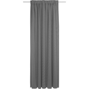 Vorhang WIRTH Uni Collection light Gardinen Gr. 255 cm, Multifunktionsband, 142 cm, schwarz Schlafzimmergardinen nach Maß