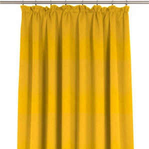 Vorhang WIRTH Westport Gardinen Gr. 145 cm, Smokband, 132 cm, gelb Smokband