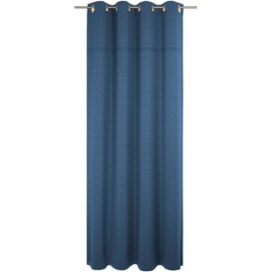 Vorhang WIRTH Wiessee Gardinen Gr. 155 cm, Ösen, 150 cm, blau Ösen nach Maß