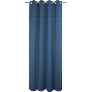 Vorhang WIRTH Wiessee Gardinen Gr. 245 cm, Ösen, 150 cm, blau Ösen