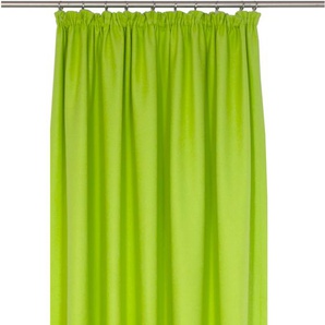 Vorhang WIRTH WirthNatur Gardinen Gr. 365 cm, Kräuselband, 132 cm, grün Kräuselband nach Maß