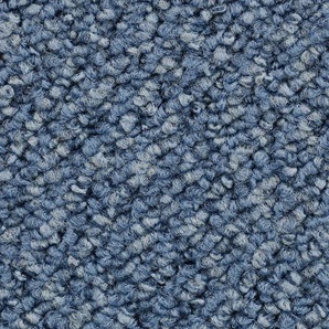 VORWERK Teppichboden Schlingenteppich Passion 1093 (Traffic) Teppiche Gr. B/L: 400 cm x 400 cm, 6,3 mm, 1 St., blau Teppichboden