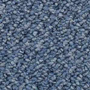 VORWERK Teppichboden Schlingenteppich Passion 1093 (Traffic) Teppiche Gr. B/L: 500 cm x 600 cm, 6,3 mm, 1 St., blau Teppichboden