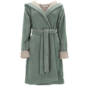 Vossen Bademantel Cosy, Grün, Textil, Uni, Gr. S, female, ISO 9001, Fkt, Made in Austria, Oeko-Tex® Standard 100, besonders flauschig, hochwertige