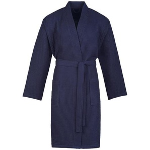 Vossen Bademantel Easy Men, Blau, Textil, Uni, Gr. S, male, ISO 9001, Fkt, Made in Austria, Oeko-Tex® Standard 100, besonders flauschig, hochwertige Qualität, Badtextilien, Bademäntel