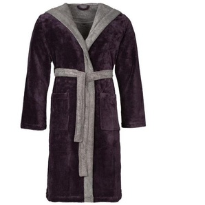 Vossen Bademantel Poppy, Anthrazit, Textil, Gr. S, unisex, Textiles Vertrauen - Oeko-Tex®, Badtextilien, Bademäntel