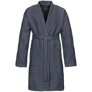 Vossen Bademantel Rom USM NOS Vossen Konfektion, Grau, Textil, Uni, Gr. XL, ISO 9001, Fkt, Made in Austria, Oeko-Tex® Standard 100, angenehm warm, hochwertige Qualität, Badtextilien, Bademäntel, Bademäntel Damen