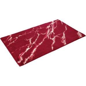 Vossen Badematte »Marble«, Höhe 16 mm, fußbodenheizungsgeeignet, Polyacryl, rechteckig